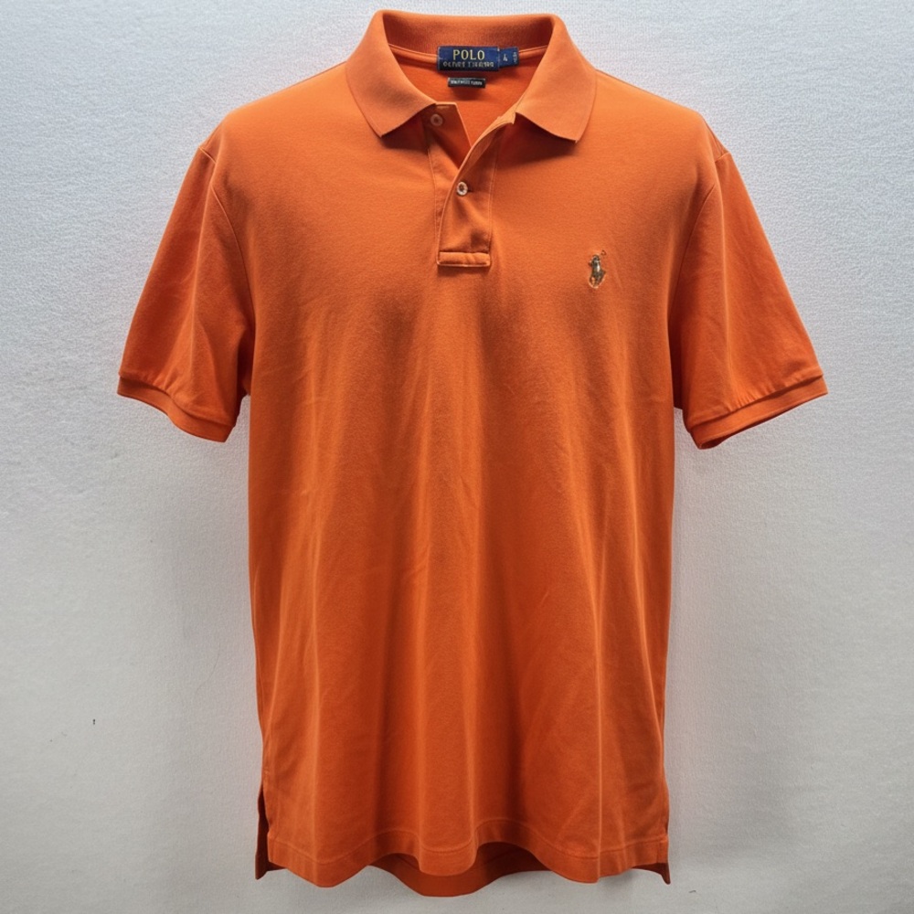 Polo Ralph Lauren Pima Soft Touch Polo Shirt Mens L Performance Wear 3074